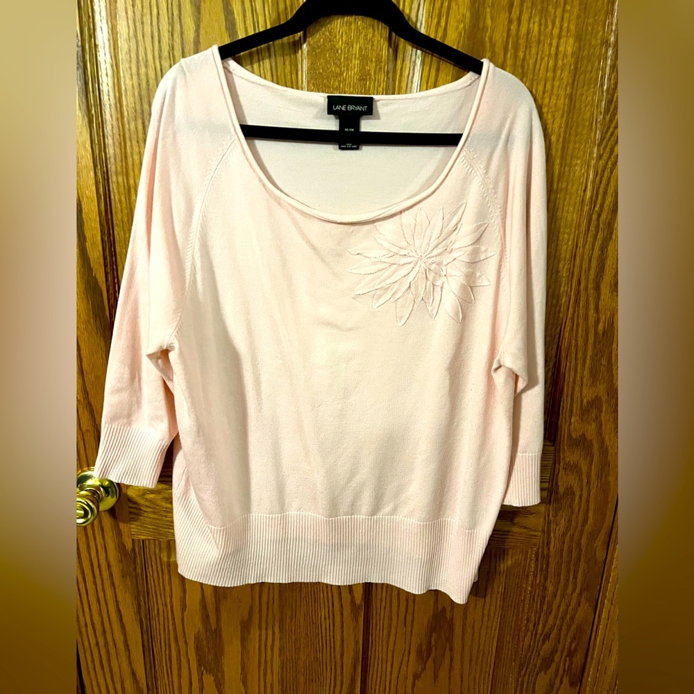 Light Pink Lane Bryant Sweater size 18/20